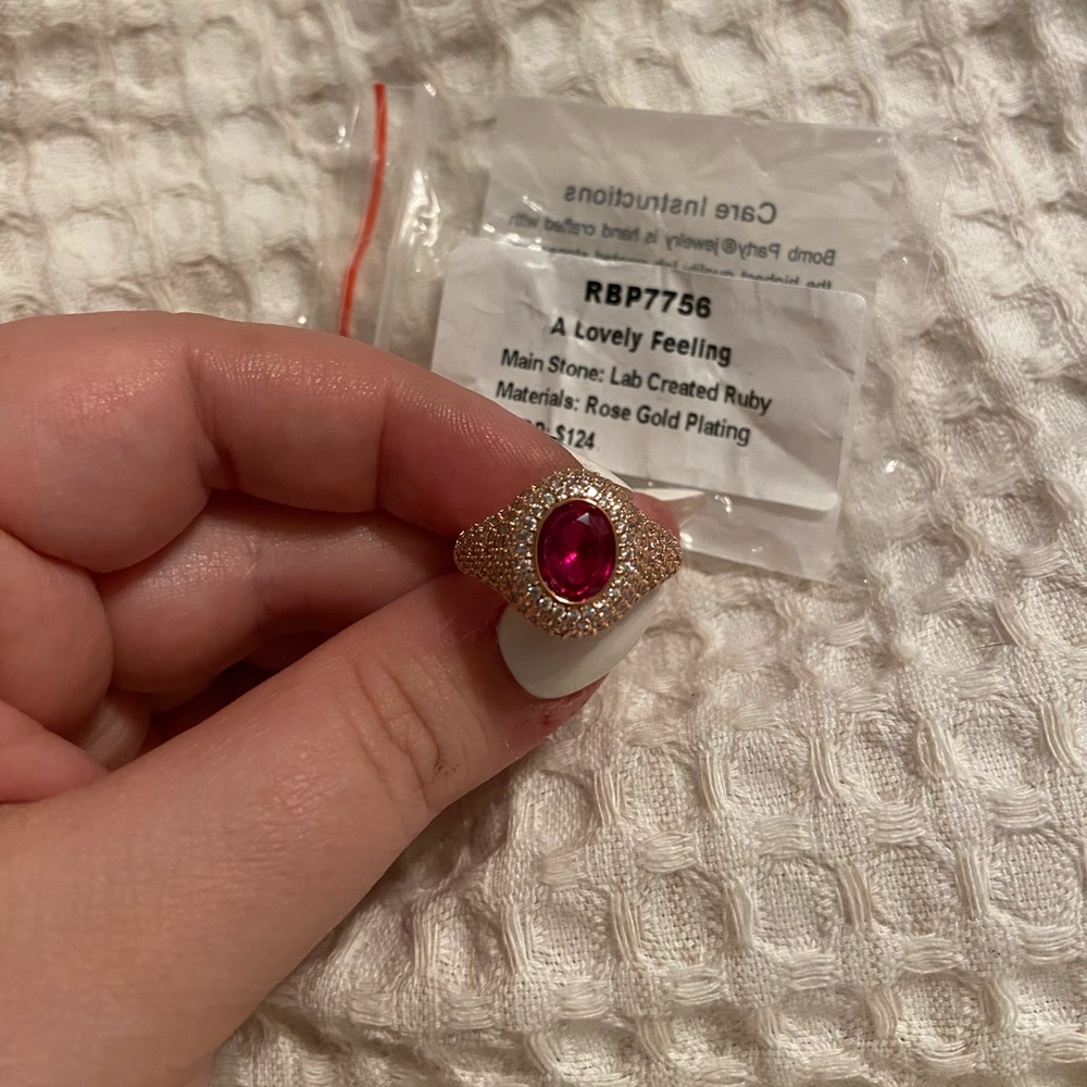 Bomb party size 6 ring- July 2024 collection